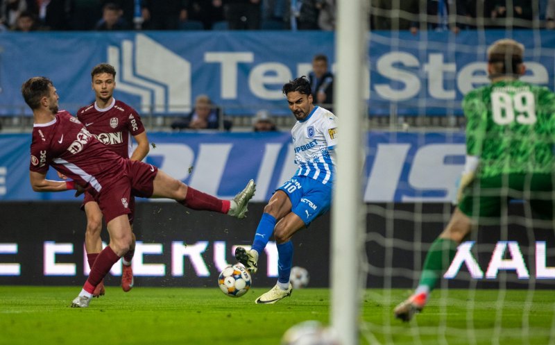 Punct important obținut de CFR. Clujenii au remizat cu CS U Craiova