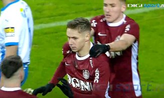 GOL marcat cu ciudă și fără bucurie. Louis Munteanu s-a ferit de îmbrățișările coechipierilor