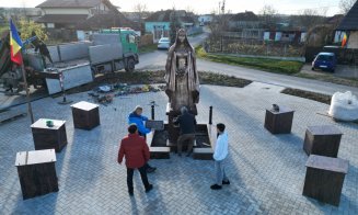O comună din Cluj se îmbogățește cultural: Statuia Reginei Maria, amplasată în centrul său. Urmează dezvelirea oficială cu eveniment special