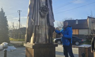 O comună din Cluj se îmbogățește cultural: Statuia Reginei Maria, amplasată în centrul său. Urmează dezvelirea oficială cu eveniment special