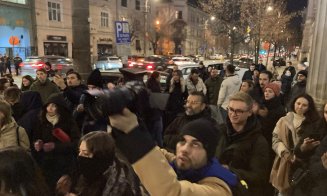 Protest în Cluj-Napoca: Sute de oameni au ieșit în stradă pentru o justiție independentă