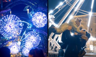 Invitație pe străzile Kogălniceanu și Universității: Instalațiile multimedia de lumini aduc atmosfera de sărbători în inima orașului