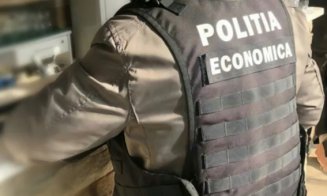 Poliția Economică, razie la firmele din Cluj. Amenzi de peste 100.000 de lei în câteva ore pentru nereguli fiscale și piraterie