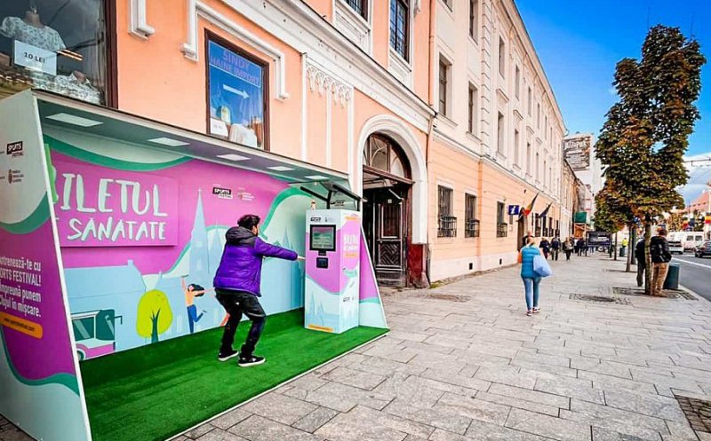 Cluj-Napoca, în presa din America pentru ”Biletul de Sănătate”: ”Cabina inteligentă” care îți dă bilet de bus dacă faci sport