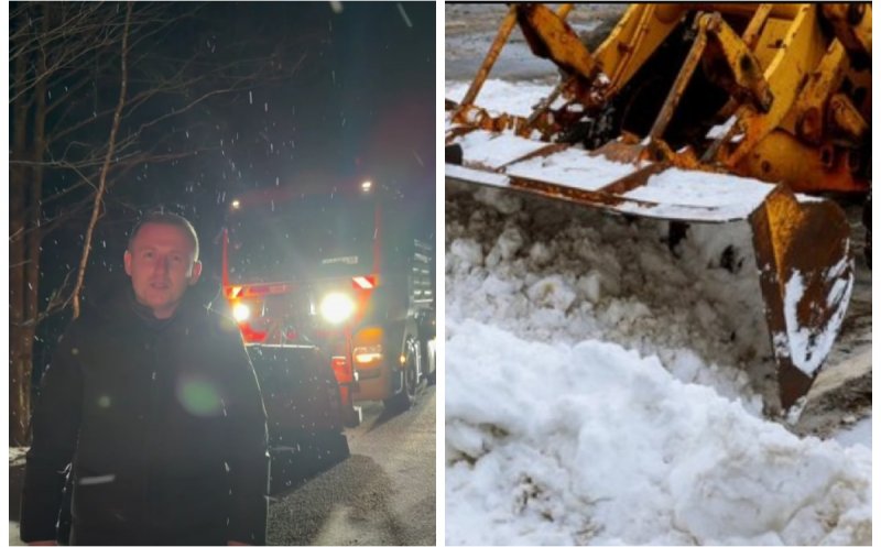 Intervenție de urgență în județul Cluj: zeci de utilaje de deszăpezire au intervenit pe drumurile județene