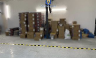 Tone de petarde și artificii confiscate de polițiștii clujeni înainte de Revelion