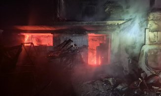 Intervenție de amploare a pompierilor la un incendiu izbucnit într-o gospodărie din comuna Pălatca