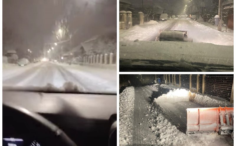 Dimineață de coșmar pentru șoferi: ninsoarea a paralizat drumul Cluj-Napoca–Florești. „Evitați deplasările care nu sunt necesare”