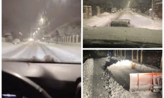 Dimineață de coșmar pentru șoferi: ninsoarea a paralizat drumul Cluj-Napoca–Florești. „Evitați deplasările care nu sunt necesare”