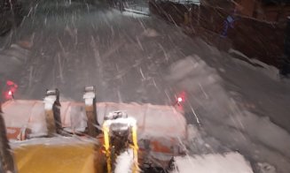 Ninsorile abundente dau peste cap circulația în Apahida. Primărița face apel la cetățeni să-și limiteze deplasările
