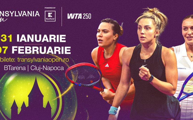Transylvania Open 2026. Emma Răducanu, Sorana Cîrstea, Jaqueline Cristian și Gabriela Ruse revin la Cluj