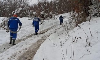 Criza energetică din Munții Apuseni, soluționată: DEER a refăcut rețeaua afectată de ninsori și viscol