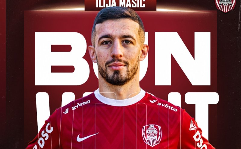 CFR Cluj are un nou fundaș central. Cea mai nouă achiziție, prezentată oficial