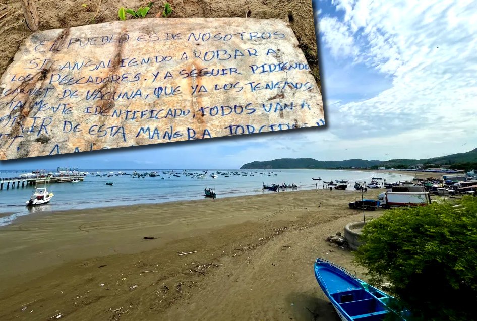 Descoperire macabră pe o plajă turistică din Ecuador. Mesaj de avertizare lângă scena sângeroasă
