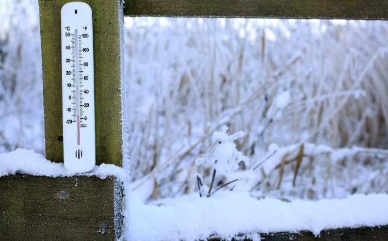 Temperaturi extrem de scăzute la Cluj: cod galben de ger, pe fondul unui val de aer polar