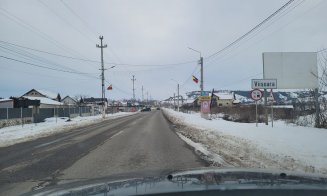 Polei pe unele drumuri din județul Cluj. Cum se circulă
