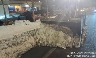 Unde poți sesiza zăpada neridicată în Cluj-Napoca