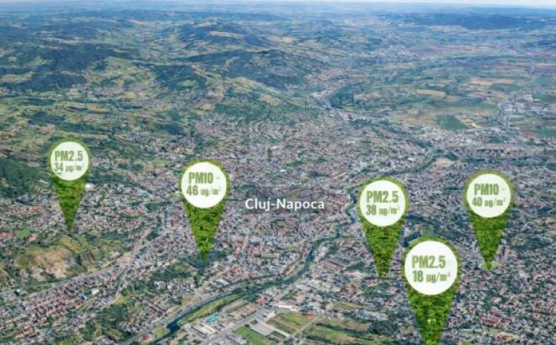 Aer poluat la Cluj-Napoca în peste 60% din zilele lui 2025