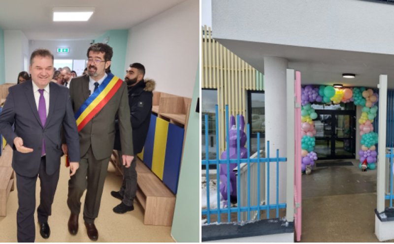 Creșă nouă, la standarde europene, inaugurată la Cluj în prezența ministrului Cseke Attila