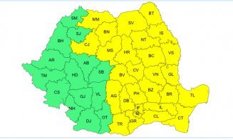 Valul de ger se prelungeşte până miercuri / Cod galben la Cluj