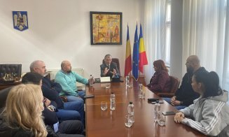 Conducerea Federației Române de Baschet, vizită la Dej și întâlnire cu primarul Morar Costan