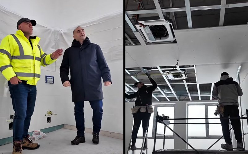 Gerul nu oprește lucrările la hub-ul educațional din Borhanci / Tarcea: 'Stadiu avansat atât la școală, cât și la liceu'