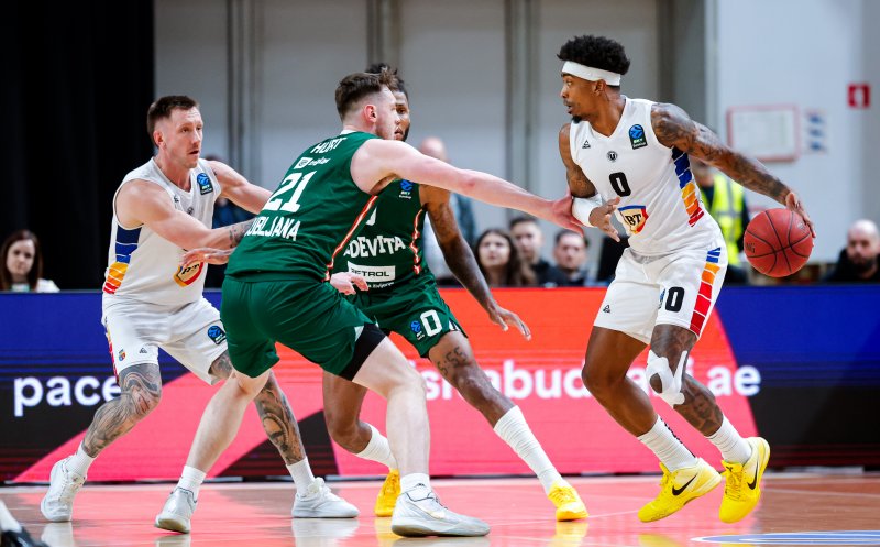 U-BT, eșec la Ljubljana în EuroCup. Clujenii au revenit excelent, dar au fost învinși pe final