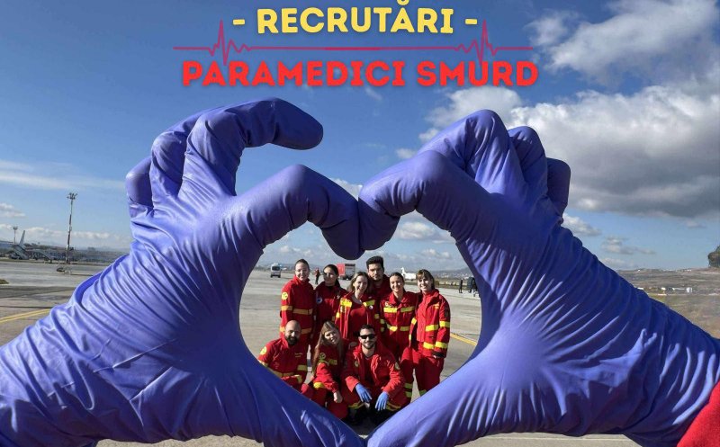 SMURD Cluj RECRUTEAZĂ paramedici pentru ambulanțele de terapie intensivă mobilă: ”Te așteptăm să salvăm vieți împreună!”