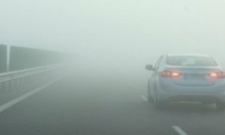 Cod galben de ceață și risc de polei în Cluj. Intervalul în care este valabilă avertizarea