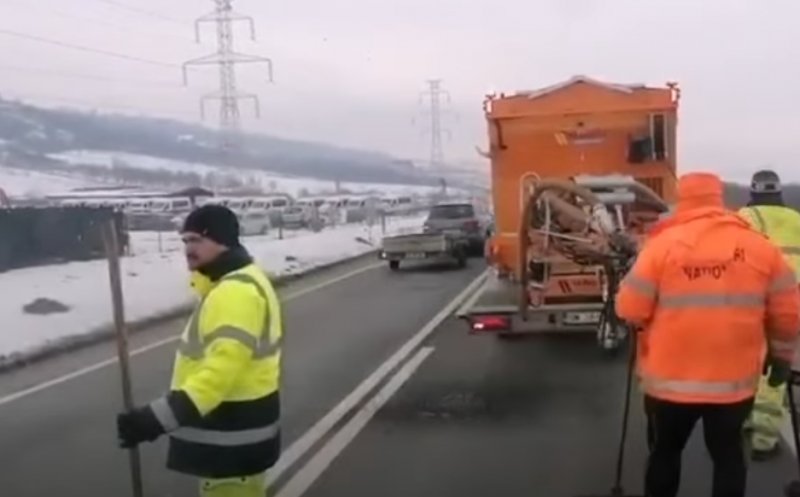 Drumuri reparate chiar și la -12°C: tehnologie nouă testată la Cluj, cu potențial de extindere la nivel național