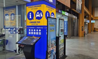 Aeroportul Cluj: chioșcul de comandă TAXI a fost mutat într-o zonă vizibilă din Terminalul Sosiri