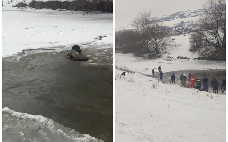 Cine este tânărul erou care a salvat un copil căzut în râul Someș, la Gherla: "După ce l-am scos pe gheață, am încercat să îi fac trei resuscitări"