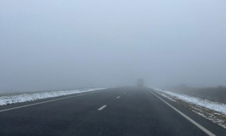 Atenție, șoferi! Ceață și polei pe mai multe drumuri din Cluj