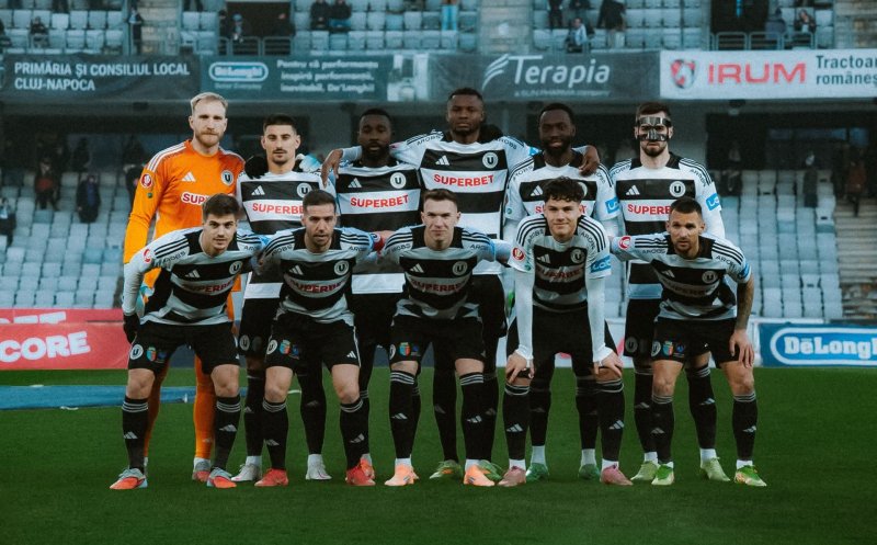 Eficiență maximă. "U" Cluj a învins la limită Unirea Slobozia