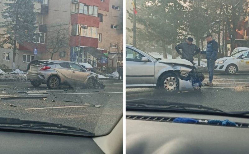 Accident rutier pe strada Observatorului din Cluj-Napoca