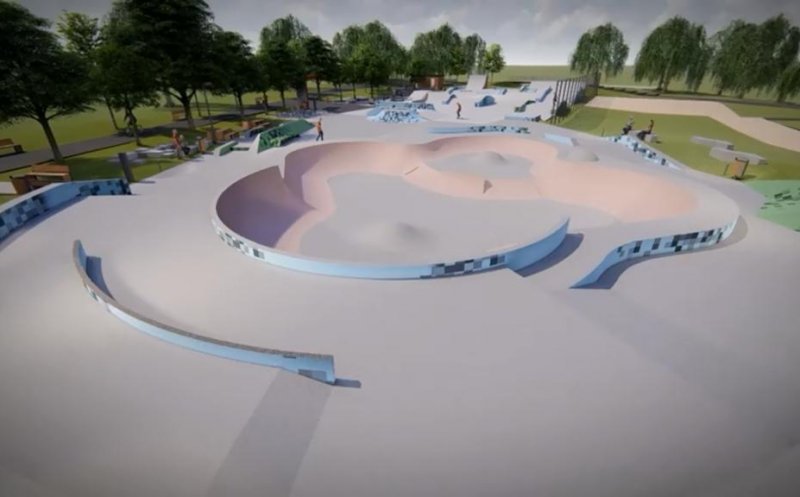 A fost adjudecată licitația pentru realizarea skatepark-ului din Baza sportivă Gheorgheni