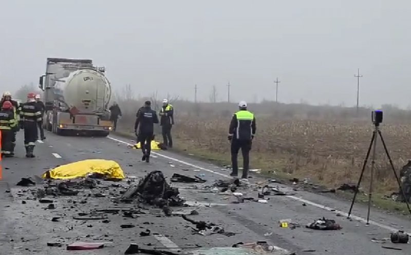 Tragedie uriașă: Cel puțin șase morți și mai mulți răniți într-un accident rutier grav