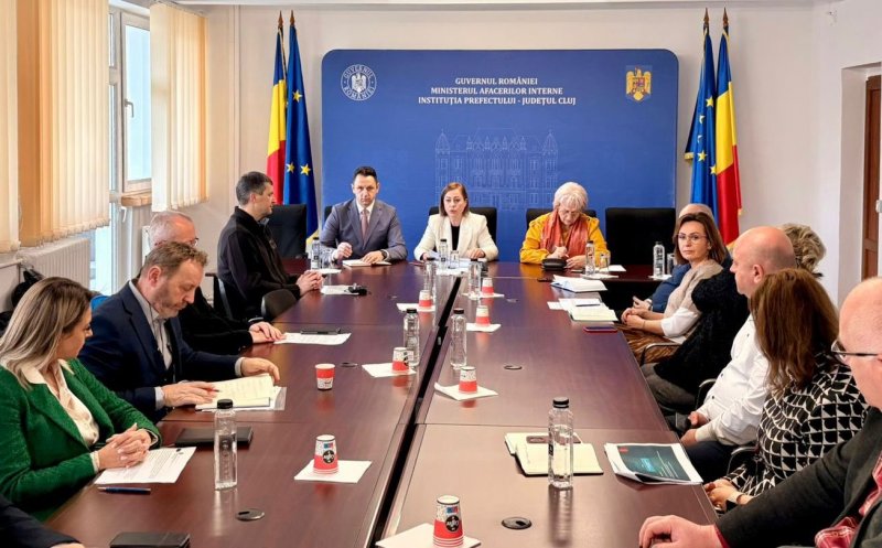 Prima ședință a Colegiului Prefectural Cluj pe 2026: Strategii pentru sănătate, muncă și protecția patrimoniului