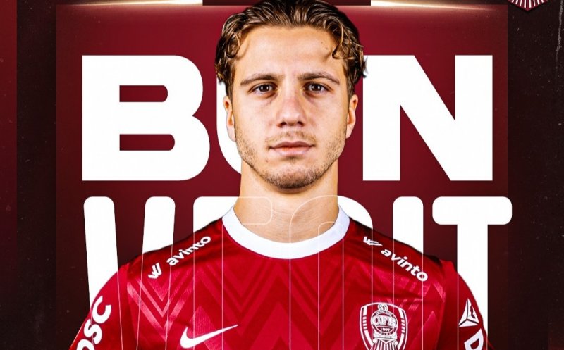 CFR Cluj a bifat un nou transfer. Un internațional sloven a ajuns în Gruia