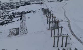 Autostrada Transilvania: IMAGINI de iarnă cu lucrările de la Viaductul Nădășelu. Cum arată șantierul în 2026