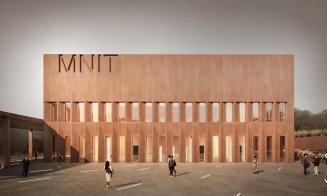 Șantierul viitorului Muzeu de Istorie al Transilvaniei din Florești, surprins din dronă:  60% din lucrări finalizate