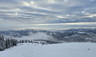 Imagini care îți taie respirația: Zona de munte a Clujului iarna. Peisaje de poveste