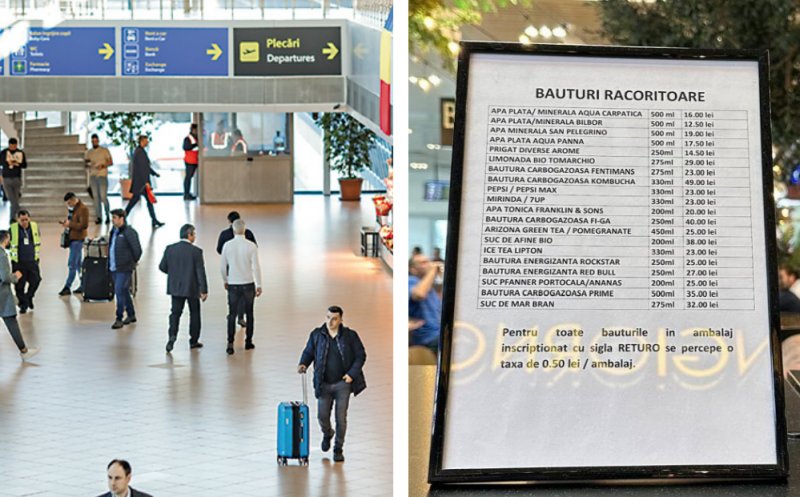 După ce Alin Tișe se revolta de „tâlhăria” de la Otopeni, apa devine gratuită pe aeroport