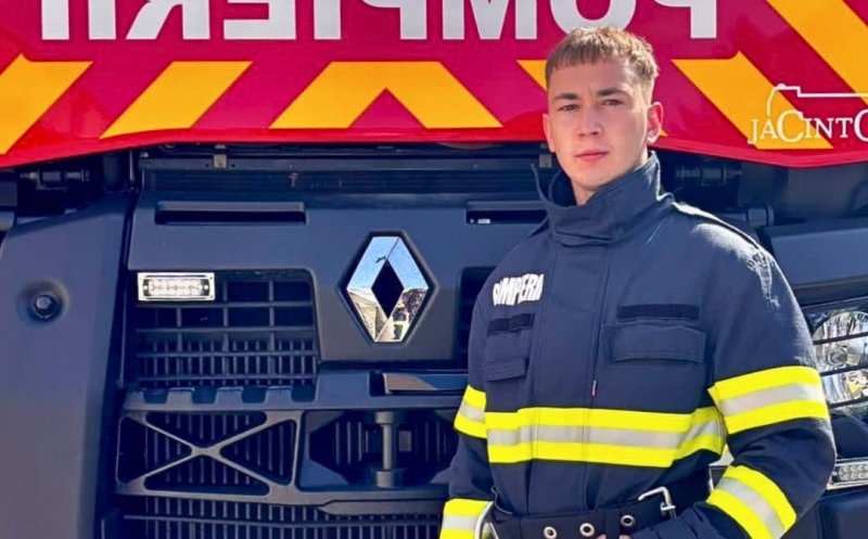Antonio, pompier originar din Cluj, a intervenit în timpul liber și a salvat viața unui tânăr implicat într-un accident