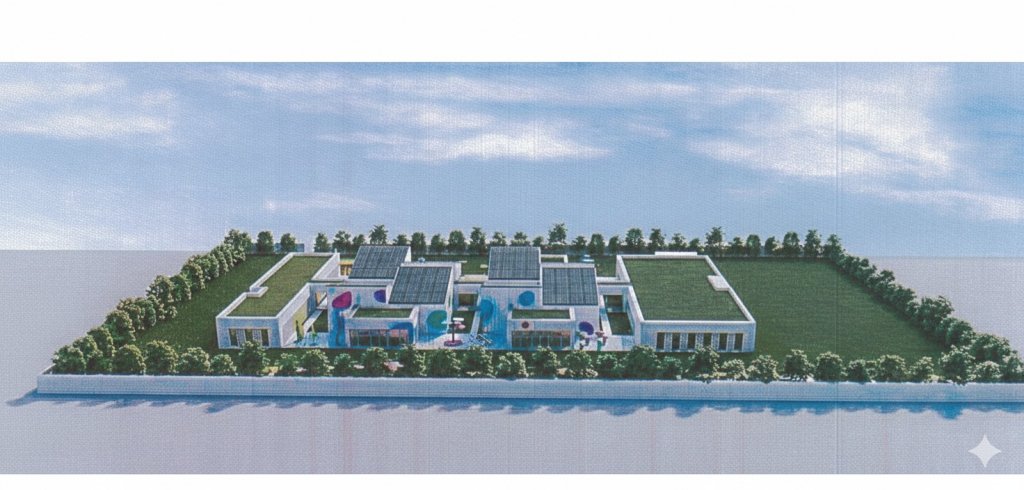 Creșă nouă pentru o comună din județul Cluj. Primarul: „Bunul Dumnezeu să ne ajute ca acest proiect să fie finalizat cât mai repede”