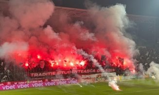 Clubul CFR Cluj, amendat de jandarmi în urma incidentelor de la meciul cu ”U” Cluj / Derby cu fumigene aruncate pe gazon, bătaie, droguri și gaze lacrimogene