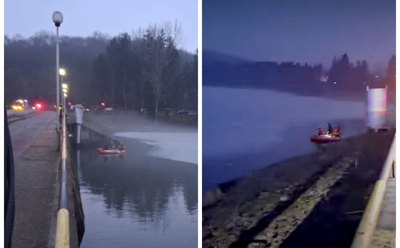 Mobilizare de forțe la Barajul Gilău. Ce au anunțat polițiștii clujeni despre bărbatul dispărut