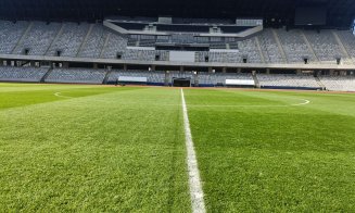 Cum se prezintă gazonul de pe Cluj Arena înaintea meciului din Cupa României. Tișe: „Sperăm la un meci de calitate”