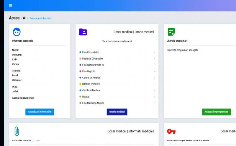 PREMIERĂ la Spitalul Județean Cluj.Dosar online al pacientului- ai istoric, rezultate analize și pot face programări