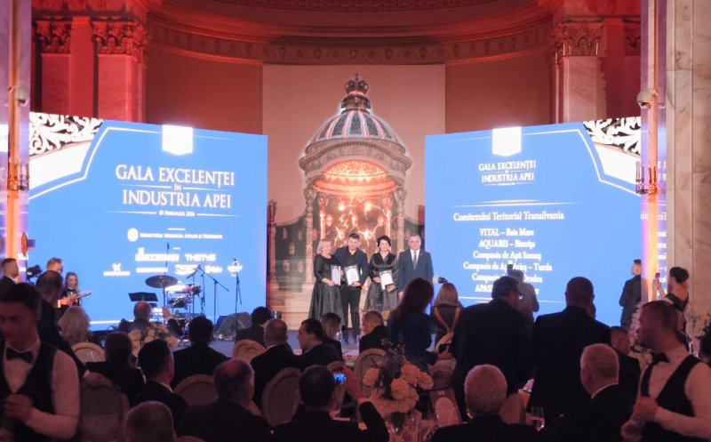 Compania de Apă „Someș”, premiată la Gala Excelenței în Industria Apei. Distincție pentru investițiile din județul Cluj
